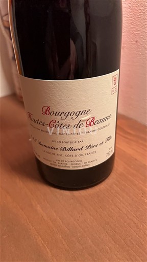 Bourgogne Ikke specificeret Domaine Billard Père et Fils Ikke årgangsbestemt