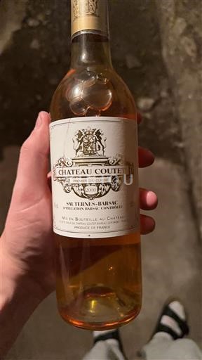 Bordeaux Barsac Château Coutet 2000