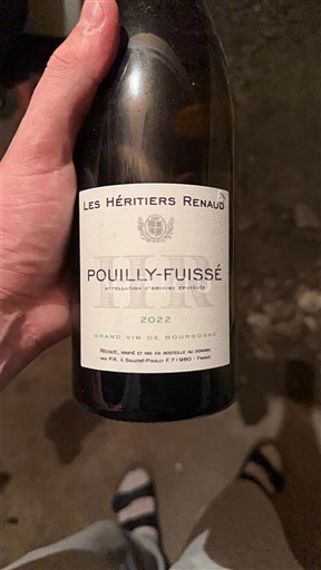 Burgundy Pouilly-Fuissé Grand Cru Les Héritiers Renaud 2022