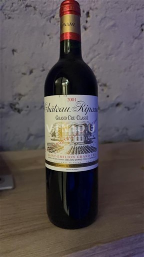 Burdeos Saint-Émilion Gran Cru Grand Cru Château Ripeau 2001