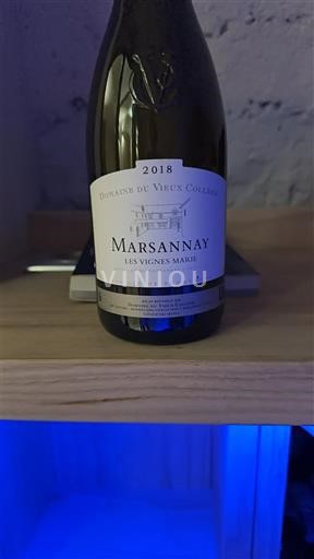Burgund Marsannay Domaine Vieux Collège Les Vignes Marie 2018