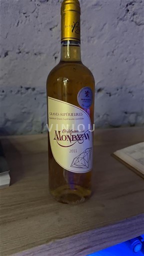 Bordeaux Graves Supérieures Château Monbazan 2011