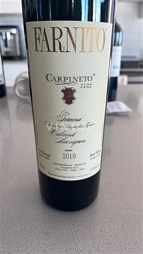 Toscana Non specificato Carpineto Farnito Cabernet Sauvignon 2019