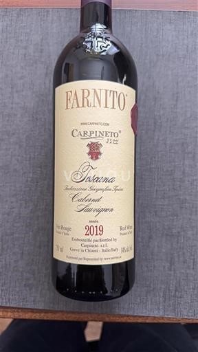 Тоскана Не вказано Carpineto Farnito Cabernet Sauvignon 2019