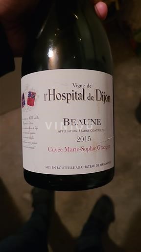 Bourgogne Beaune Vigne de l'Hospital de Dijon Marie-Sophie Granger 2015