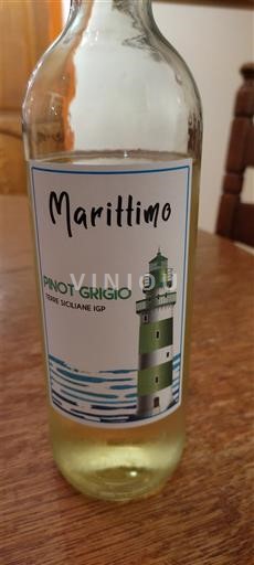 Sisilia Määrittelemätön Marittimo Pinot Grigio Ei vuosikertaa