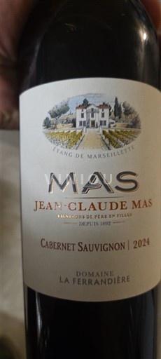 Languedoc và Roussillon Vùng đất Oc Domaine La Ferrandière Cabernet Sauvignon 2024