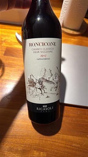 Toscana Non specificato Ricasoli Roncicone 2017