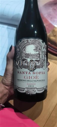 Vénétie Amarone della Valpolicella Santa Sofia Gioè 2011