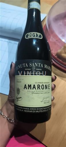 Vénétie Amarone della Valpolicella Tenuta Santa Maria Classico Riserva 2017