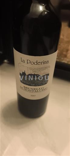 Toscana Brunello di Montalcino La Poderina 2007