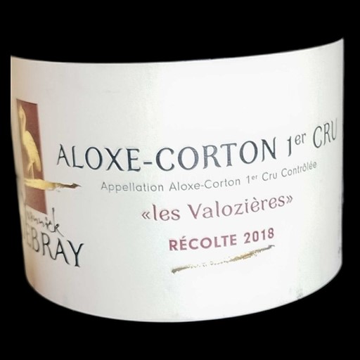 Bourgogne Aloxe-Corton Domaine Debray Aloxe-Corton 1er Cru 'Les Valozières' 2018