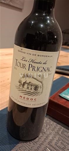 Bordeaux Médoc Tour Prignac Les Hauts de Tour Prignac 2013