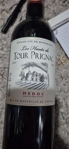 Bordeaux Médoc Tour Prignac Les Hauts de Tour Prignac 2013