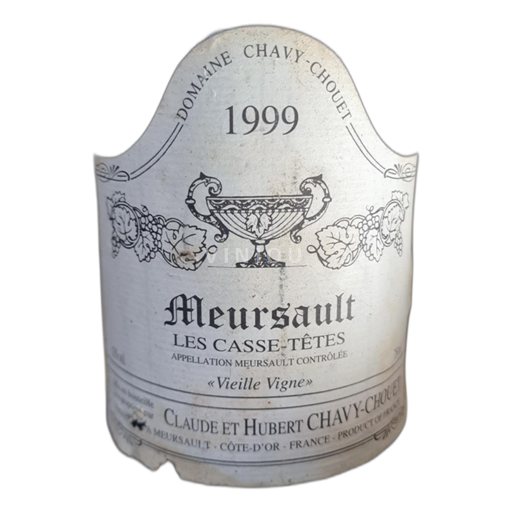 Burgundi Meursault Domaine Chavy-Chouet Les Casse-Têtes 1999