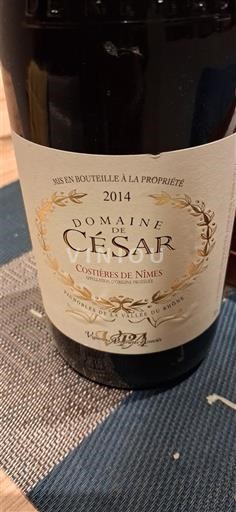 Thung lũng Rhône Costières-de-nîmes Domaine César 2014
