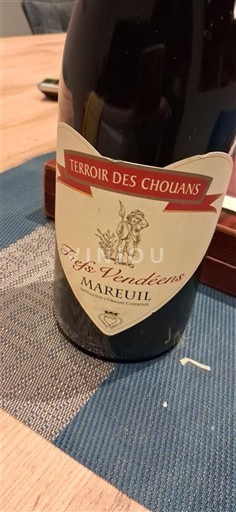 Thung lũng sông Loire Mareuil Terroir des Chouans Không niên vụ