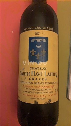 Bordeaux Graves Grand Cru Château Smith Haut Lafitte 1982