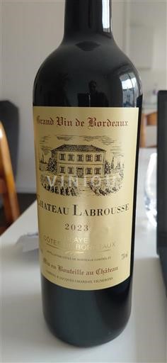 Bordeaux Côtes-de-bourg Château Labrousse 2023