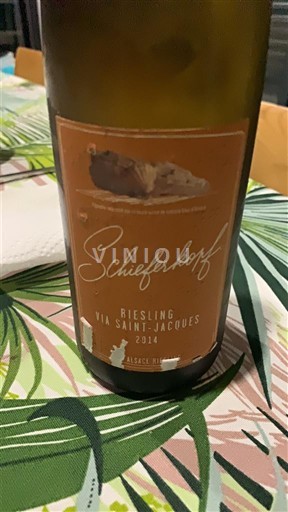 Alsasko Ryzlink Schieferkopf Via Saint-Jacques 2014