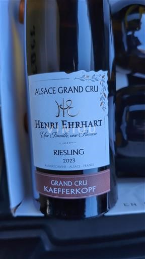 Alsace Riesling Grand Cru Henri Ehrhart 2023