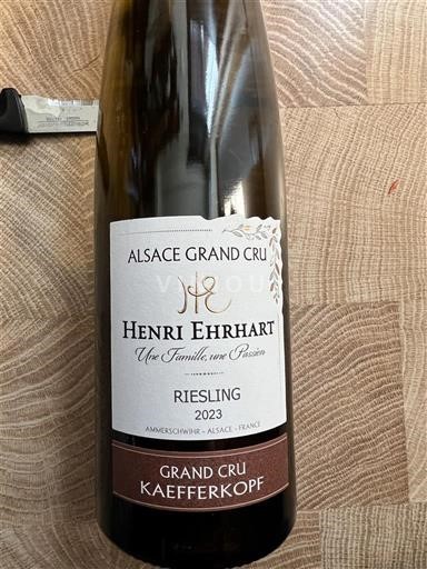Alsace Riesling Grand Cru Henri Ehrhart 2023