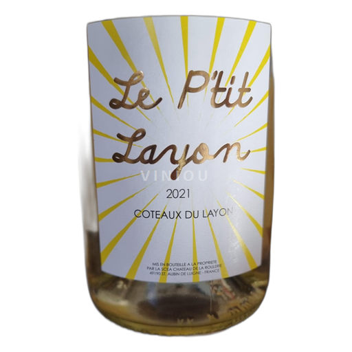 Loiredalen Coteaux-du-Layon Château de la Roulerie Le P'tit Layon 2021