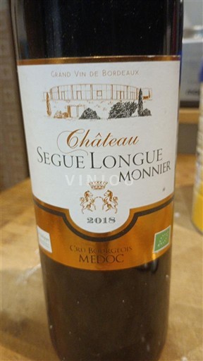Bordeaux Médoc Château Segue Longue Monnier 2018