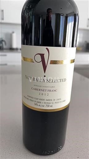 Ontario Niagara-on-the-Lake Vineyard Estate Winery Naturally Selected Single Vineyard Cabernet Franc 2012