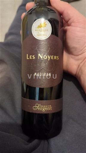 Sud-Ouest Madiran Domaine Sergent Les Noyers 2022