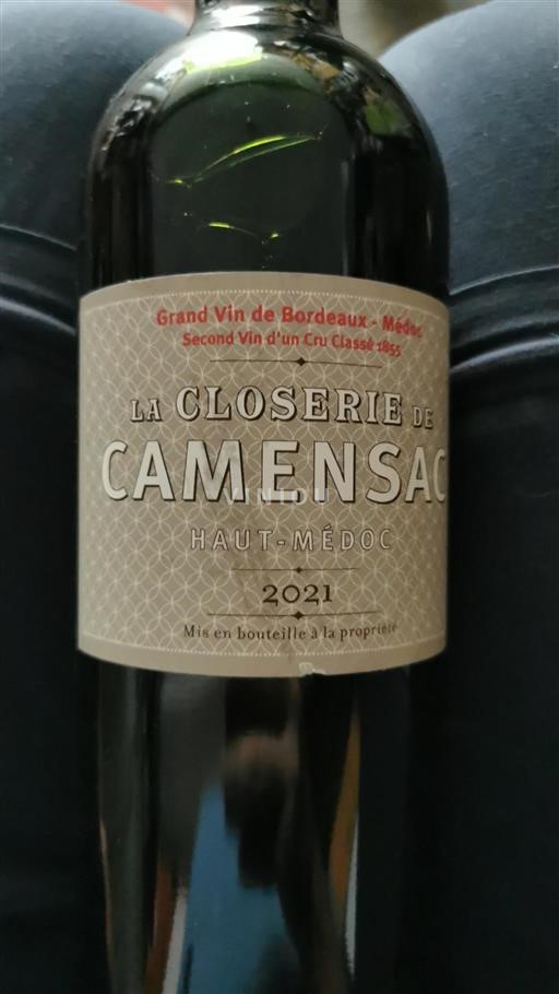 Bordeaux Haut-Médoc Château Camensac La Closerie de Camensac 2021
