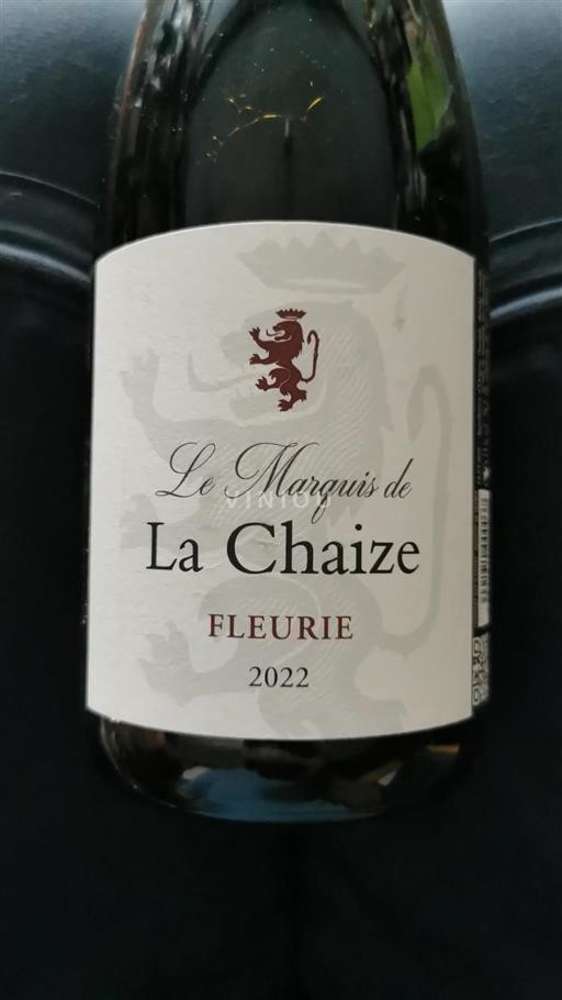 Beaujolais Fleurie Château La Chaize Le Marquis de 2022