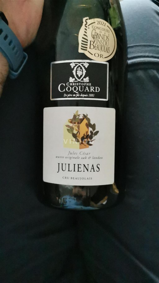 Beaujolais Juliénas Christophe Coquard Jules César 2020