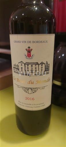Bordeaux Bordeaux Supérieur Château Caillou Le Bruit du Monde 2016