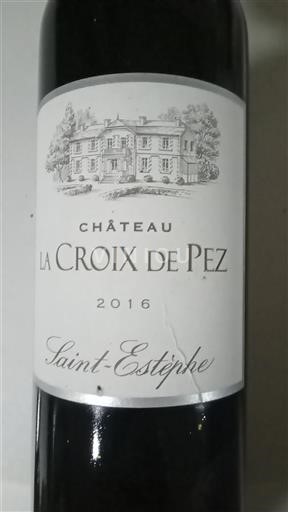 Bordeaux Saint-Estèphe Château La Croix de Pez 2016