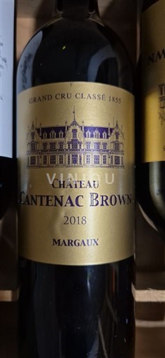 Bordeaux Margaux Grand Cru Cantenac Brown 2018