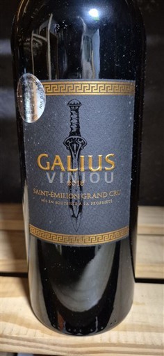 Bordéus Saint-Émilion Grand Cru Galius 2018