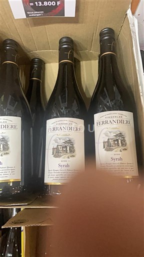 Languedoc-Roussillon Pays d'Oc Domaine Ferrandière Syrah 2022