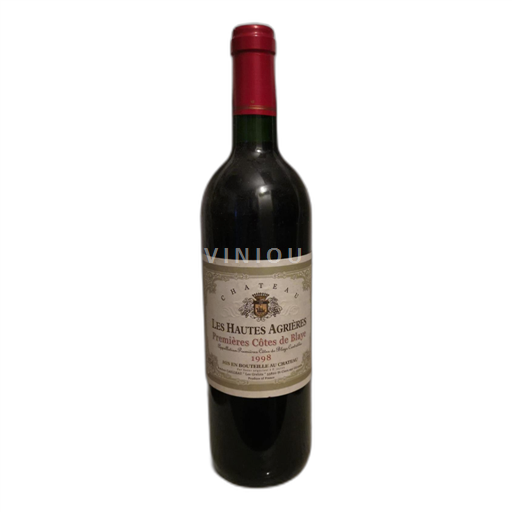 Bordeaux Les Hautes Agrières 1998