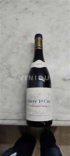 Burgundi Määrittelemätön Premier Cru Domaine Tatraux Les Grands Prétans 2023