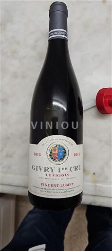 Bourgogne Ikke specificeret Premier Cru Vincent Lumpp Le Vigron 2015