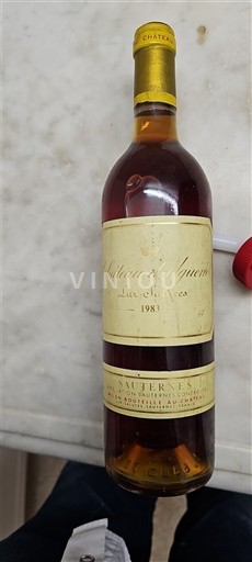 Bordeaux Sauternes Premier Cru Supérieur Château Yquem 1983