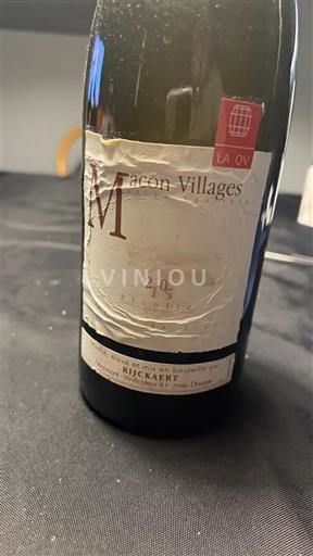 Burgundi Mâcon ja Mâcon-kylät Rijckaert 2015