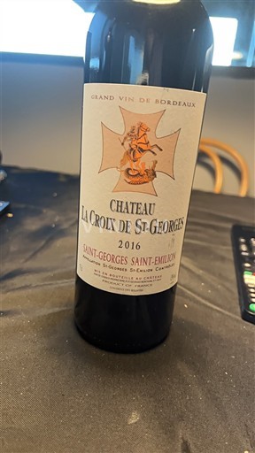 Bordeaux Saint-Georges-Saint-Émilion Château La Croix de St-Georges 2016