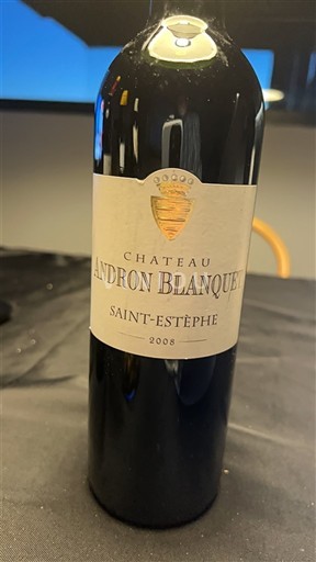 Bordeaux Saint-Estèphe Château Andron Blanquet 2008
