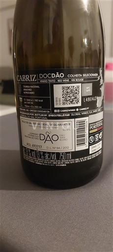 Bồ Đào Nha Dão Cabriz Colheita Selecionada 2022