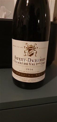 Borgogna Auxey-Duresses Premier Cru Domaine Roy Climat du Val 1er Cru 2016