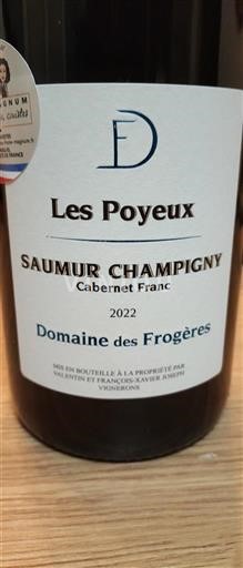 Thung lũng sông Loire Saumur-champigny Domaine Des Frogères Les Poyeux 2022