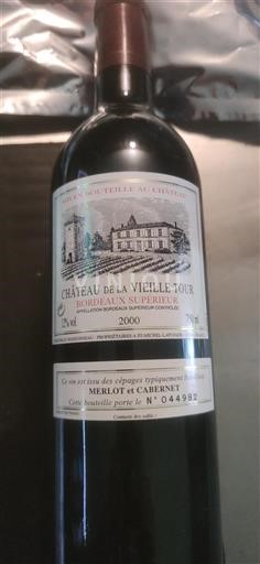 Burdeos Bordeaux superior Château La Vieille Tour 2000