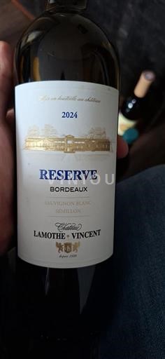 Bordeaux Château Lamothe Vincent Réserve 2024